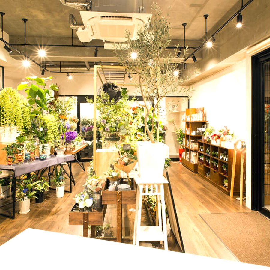 花屋のおしゃれな内装